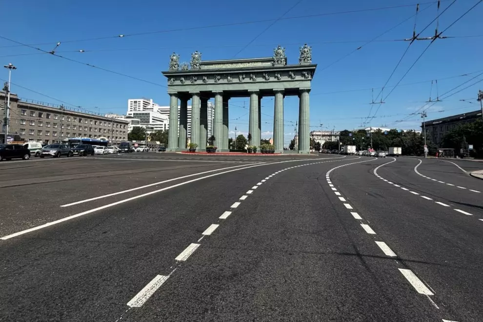 Завершен ремонт Московского проспекта