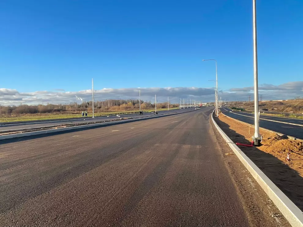 В Пушкинском районе продолжается строительство крупного инфраструктурного объекта