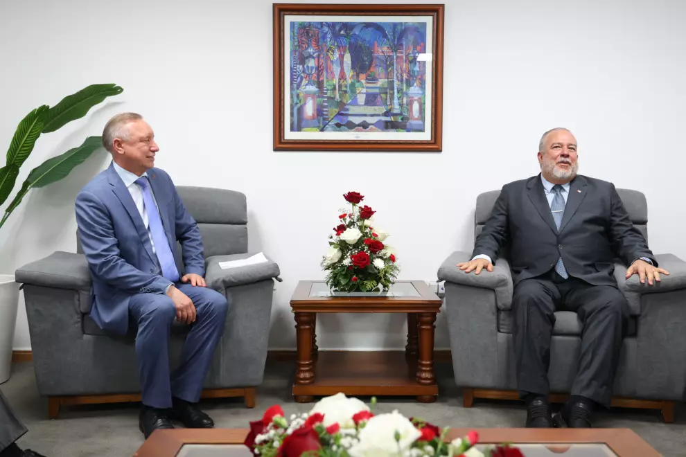 Состоялась встреча Александра Беглова с Премьер-министром Кубы: обсудили вопросы сотрудничества в области технологий