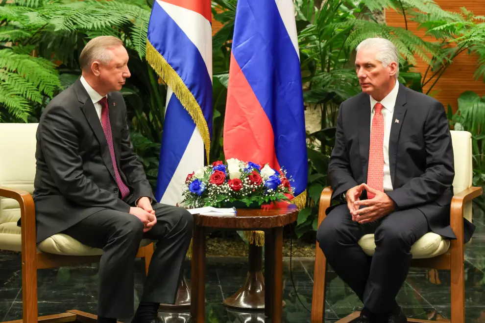 Состоялась встреча Губернатора Санкт-Петербурга Александра Беглова с Президентом Кубы