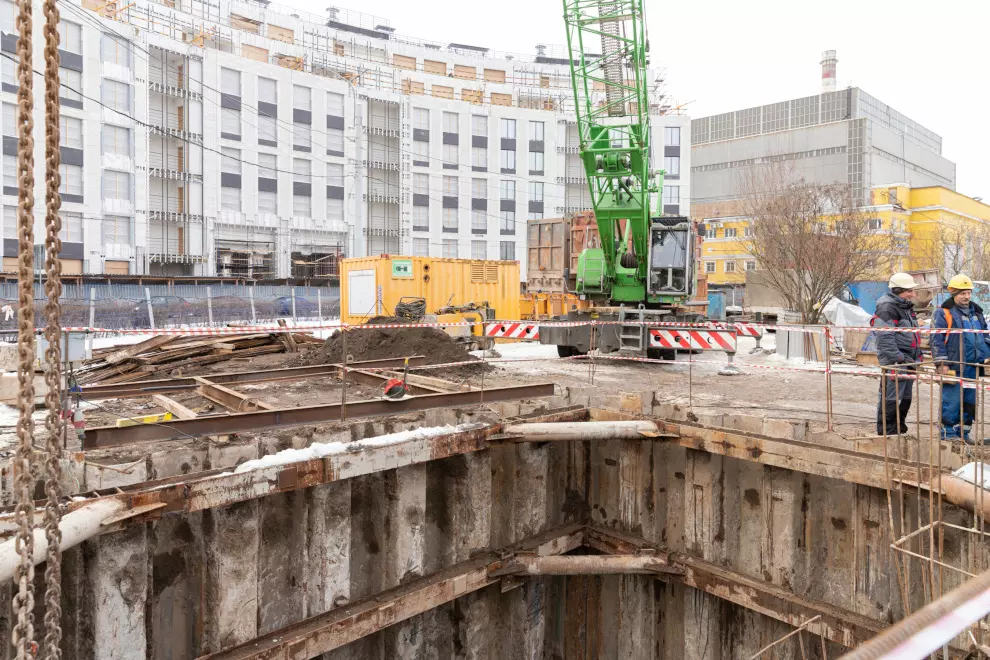 В Петроградском районе завершён проект строительства нового канализационного коллектора