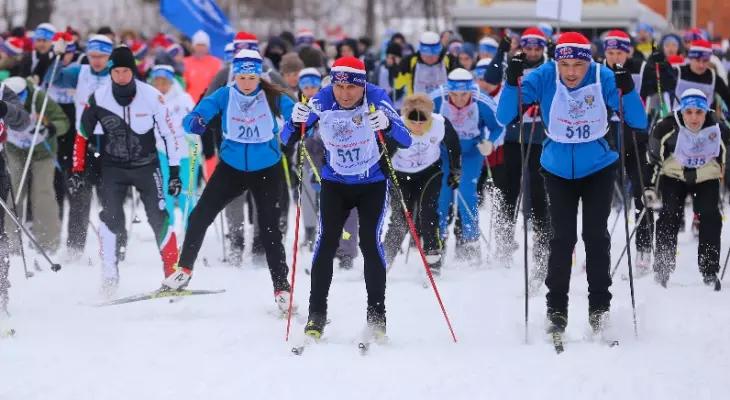 Город проводит 44-ю Всероссийскую массовую лыжную гонку «Лыжня России»