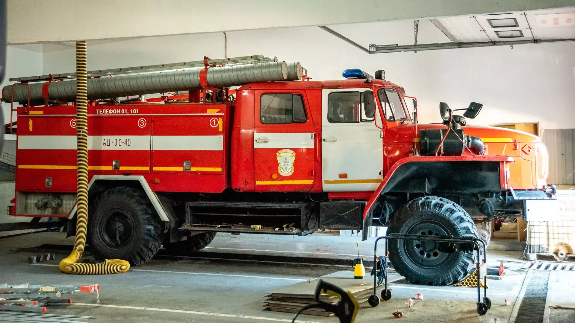 Новую технику получили пожарные