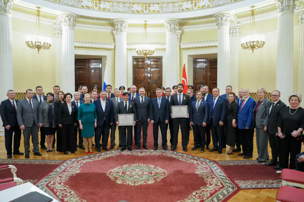 В Мариинском дворце состоялось вручение знаков отличия «Почётный благотворитель Санкт‑Петербурга»